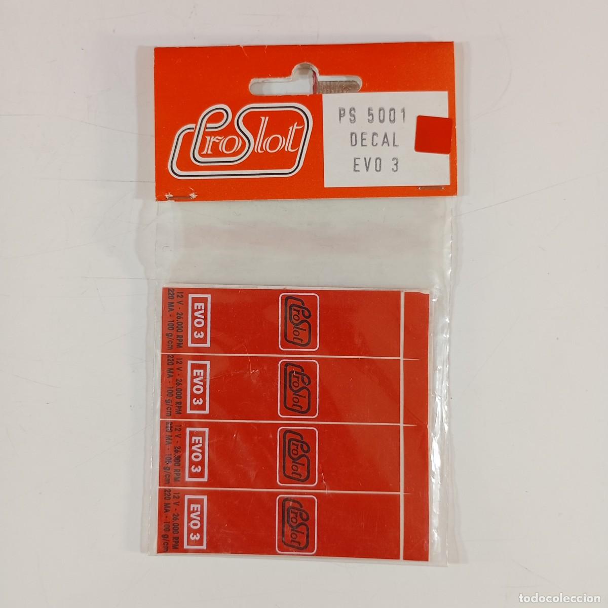 Slot Cars: PROSLOT - DECAL EVO 3 - REF. PS-5001 / CJ.P-2240