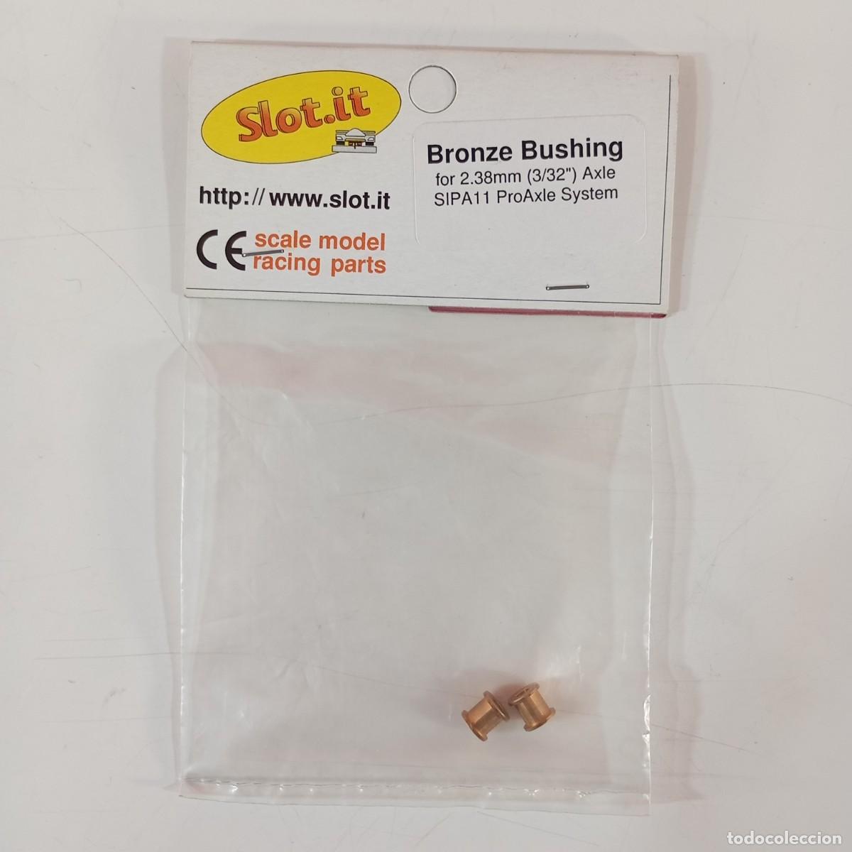 Slot Cars: SLOT.IT - BRONZE BUSHING FOR 2.38MM (3/32&rdquo;) AXLE - REF. SIPA11 / CJ.P-2950