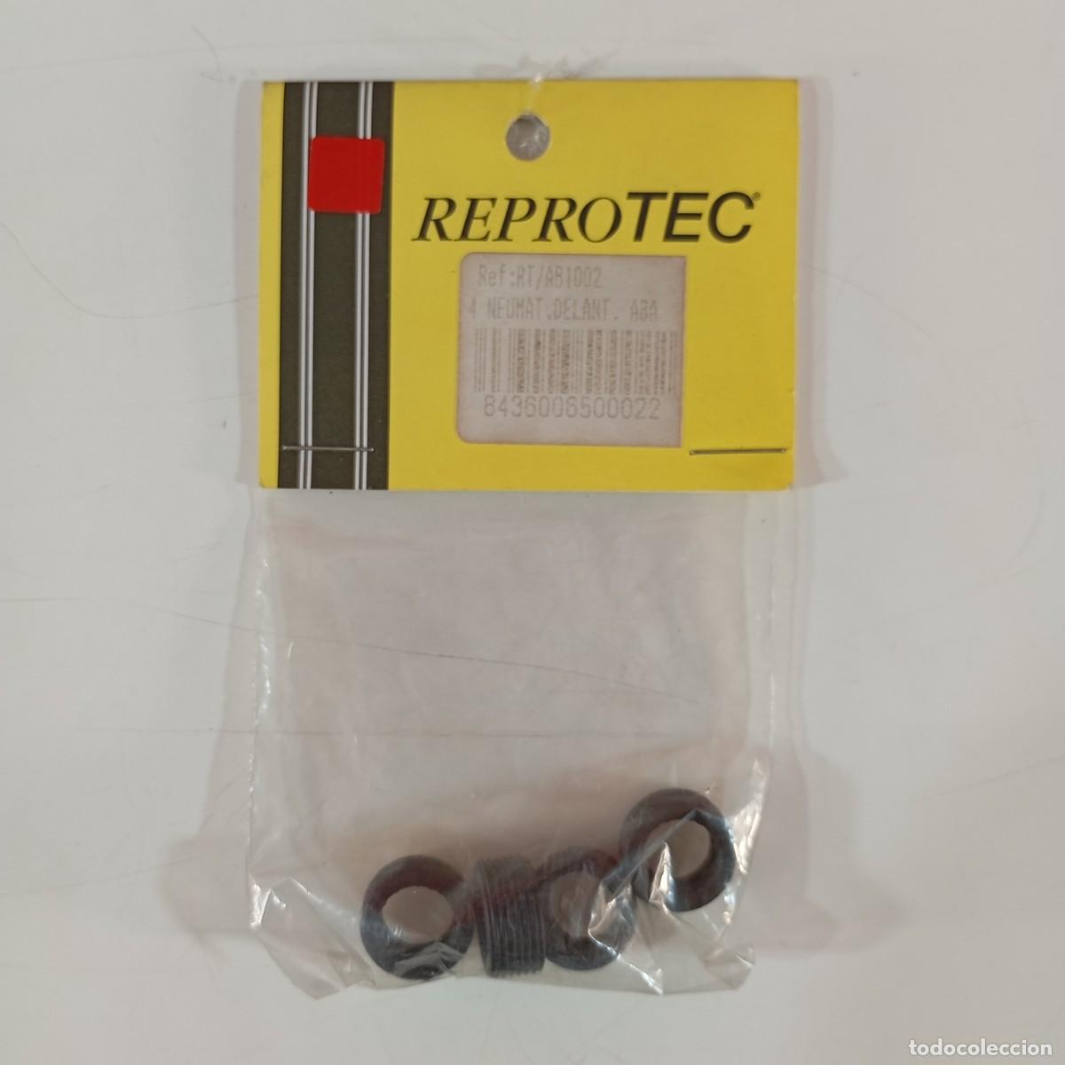 Slot Cars: REOPROTEC - 4 NEUMAT. DELANT. ABA - REF. RT/AB1002 / CJ.P-3160