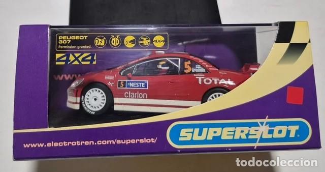 Slot Cars: SUPERSLOT H2560 PEUGEOT 307 WRC WORKS 2004 NUEVO