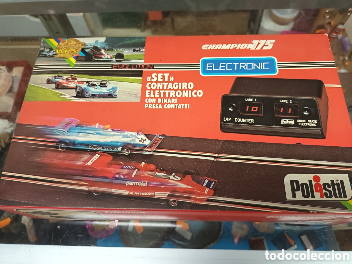 Slot Cars: Slot polistil a 220 contador giros electr&oacute;nico
