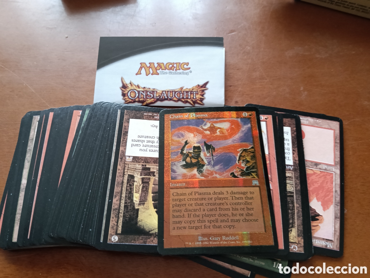 Slot Cars: MAGIC THE GATHERING ONSLAUGHT DEVASTACI&Oacute;N DECK NUEVOS