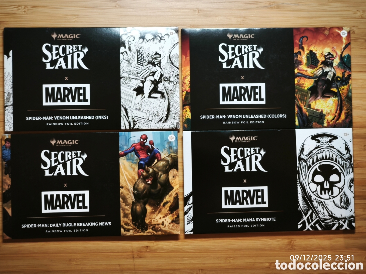 secret lair venom + spiderman (rainbow y raided - Compra venta en