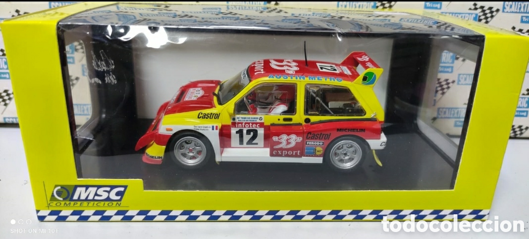 Slot Cars: MG 6R4 AURIOL RALLY C&Oacute;RCEGA 1986 MSC SCALEXTRIC