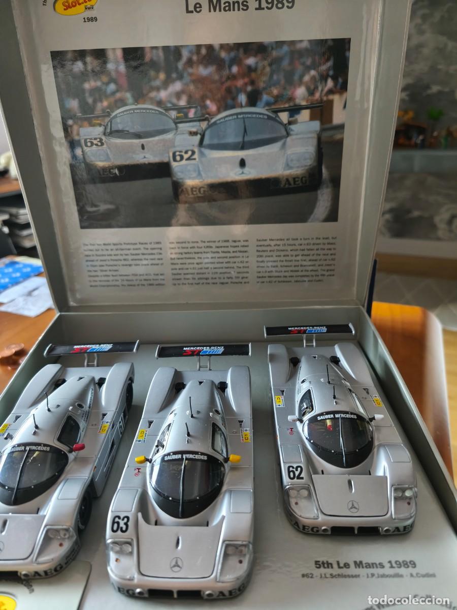 Slot Cars: SET LE MANS WINNERS 89 SAUBER MERCEDES C9