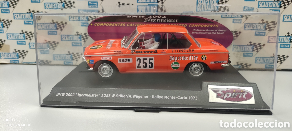 Slot Cars: BMW 2002 JAGERMEISTER SPIRIT SCALEXTRIC
