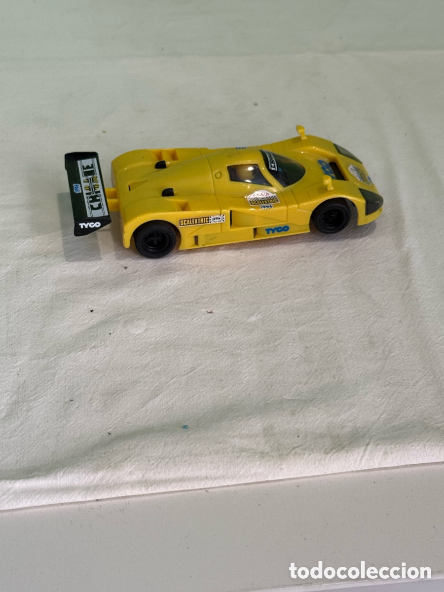 Slot Cars: Scalextric Mazda Club 1996 Tyco Amarillo. Excelente. Ver las fotos