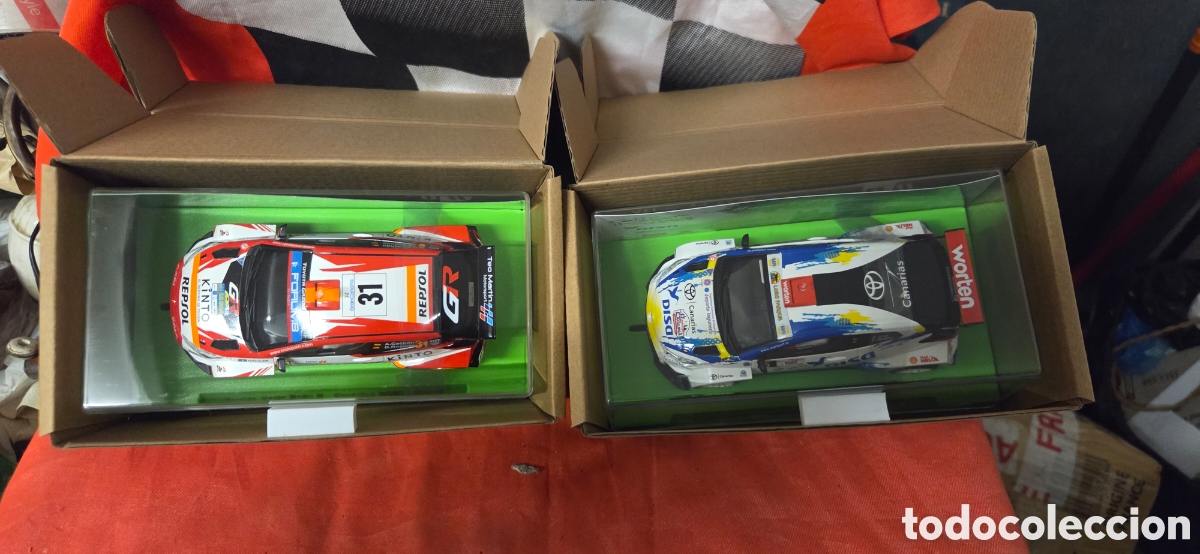 Slot Cars: Pack yaris Repsol y Copi avant slot a estrenar en caja