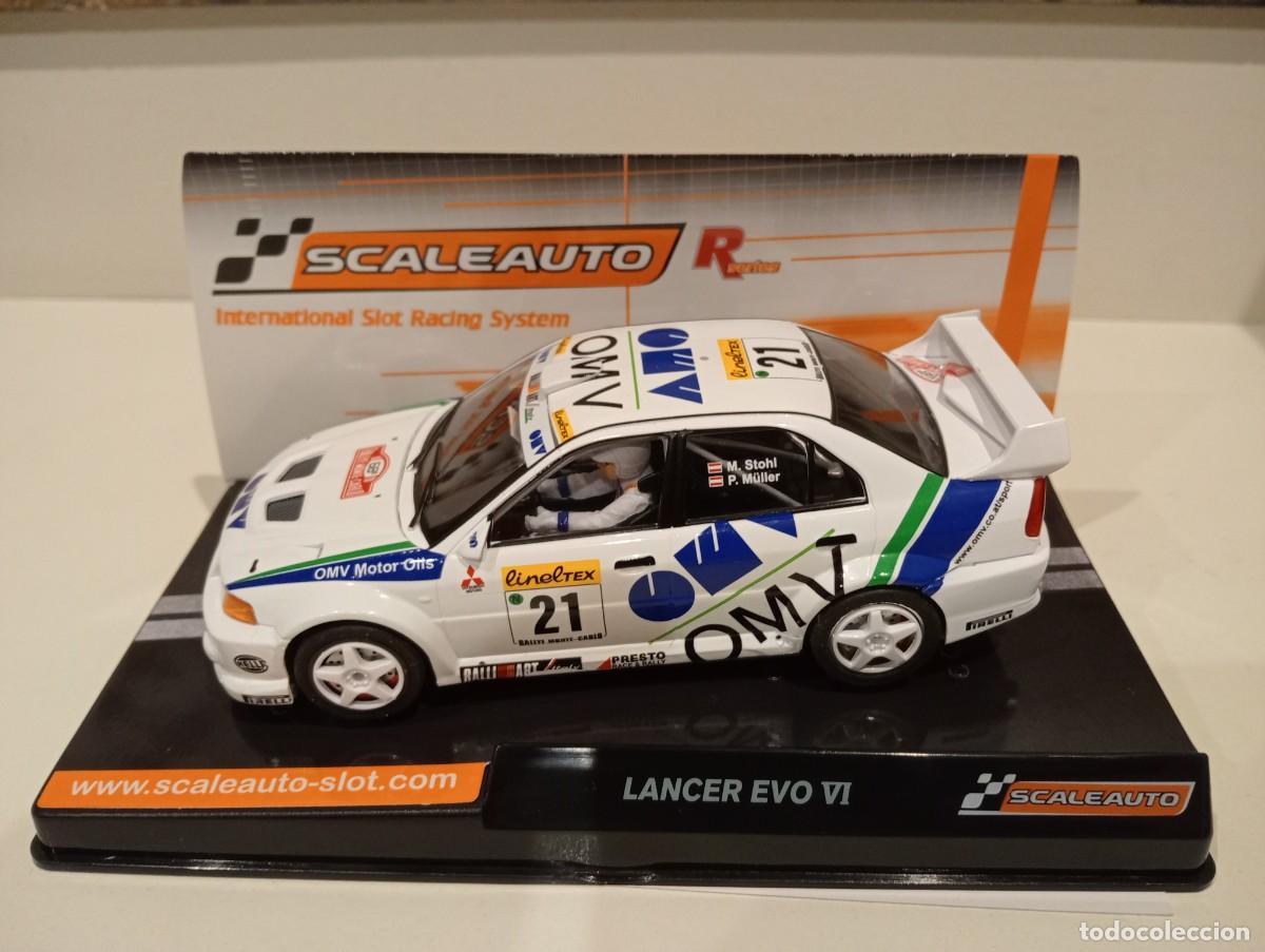 Slot Cars: SCALEAUTO. Mitsubishi Lancer EVO VI. Stohl. Ref.