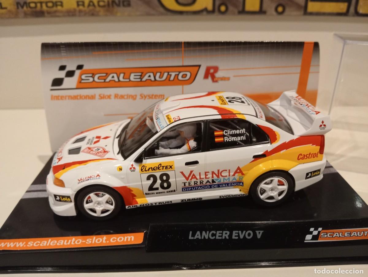 Slot Cars: SCALEAUTO. Mitsubishi Lancer EVO V. Climent. Rally Montecarlo 1999. Ref. SC-6369R
