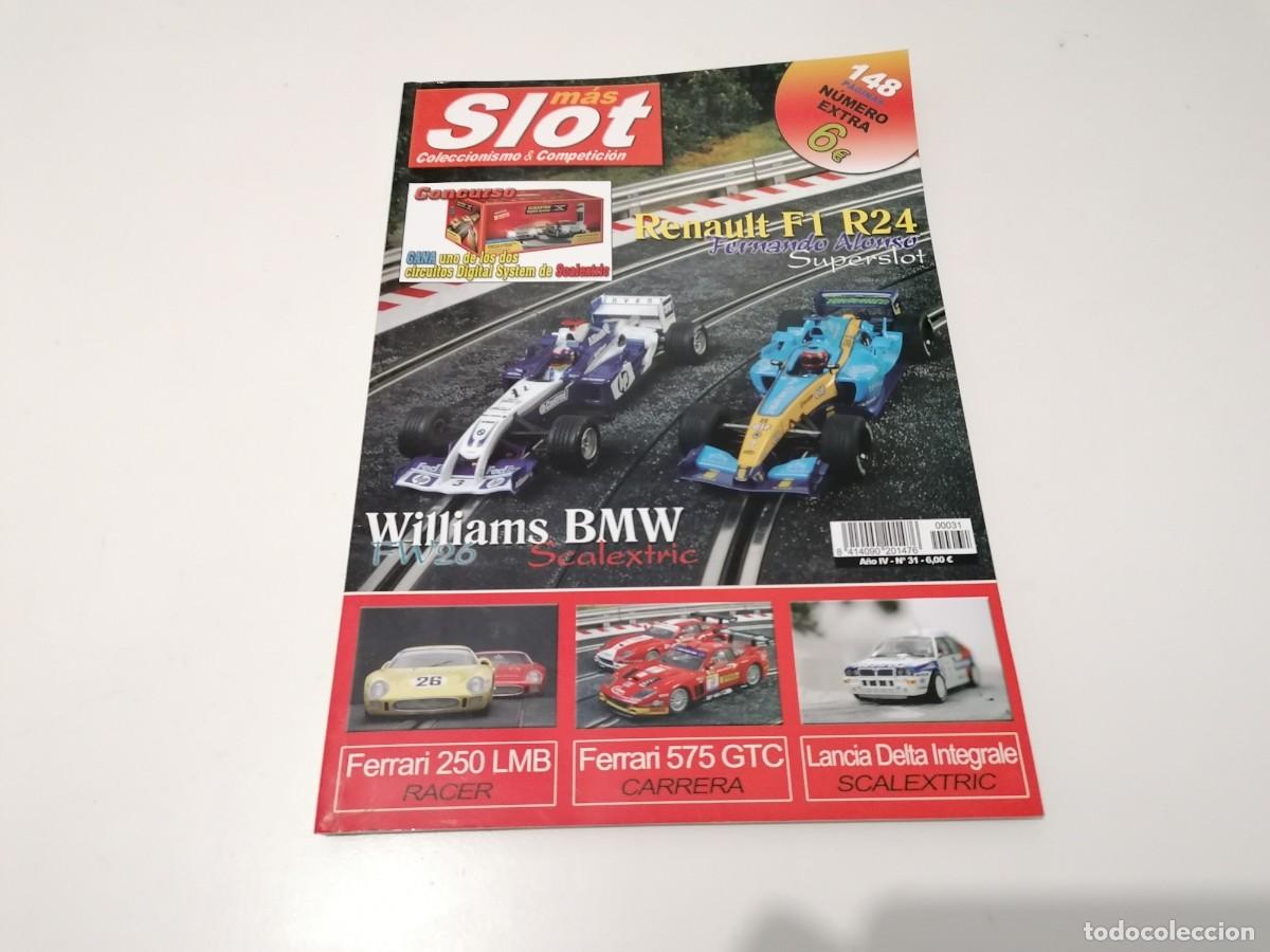Slot Cars: Revista M&aacute;s Slot N&uacute;mero 31 Williams Fw20 Renault R24 Formula 1 Buen Estado