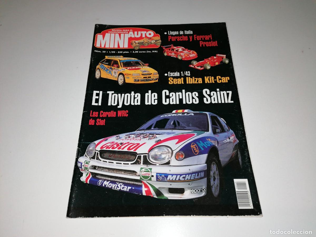 Slot Cars: Miniauto N&uacute;mero 29 Toyota Carlos Sainz Buen Estado