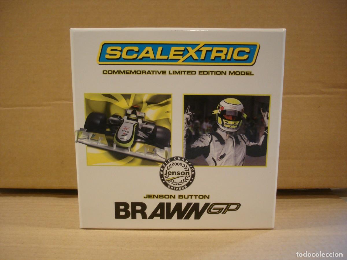Slot Cars: SCALEXTRIC BRAWN JENSON BUTTON REF C3047A NUEVO CON SU CAJA ORIGINAL