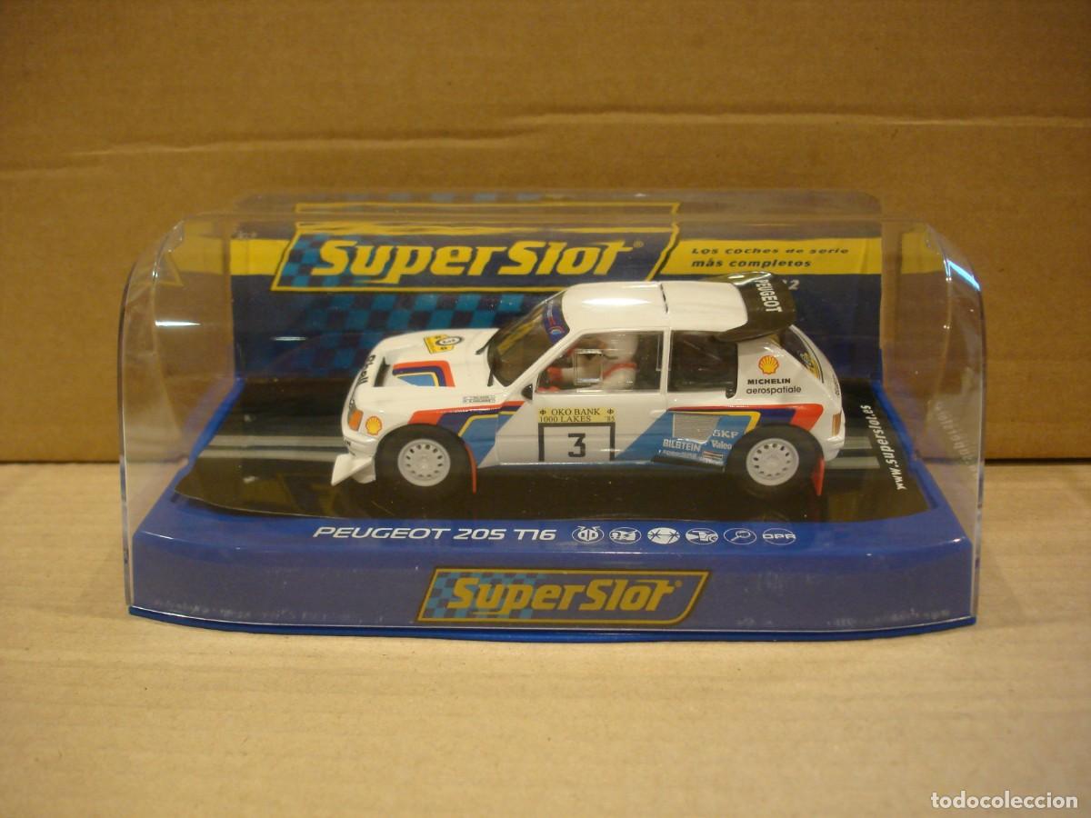 Slot Cars: SUPERSLOT PEUGEOT 205 T16 REF H3751 NUEVO CON SU CAJA ORIGINAL