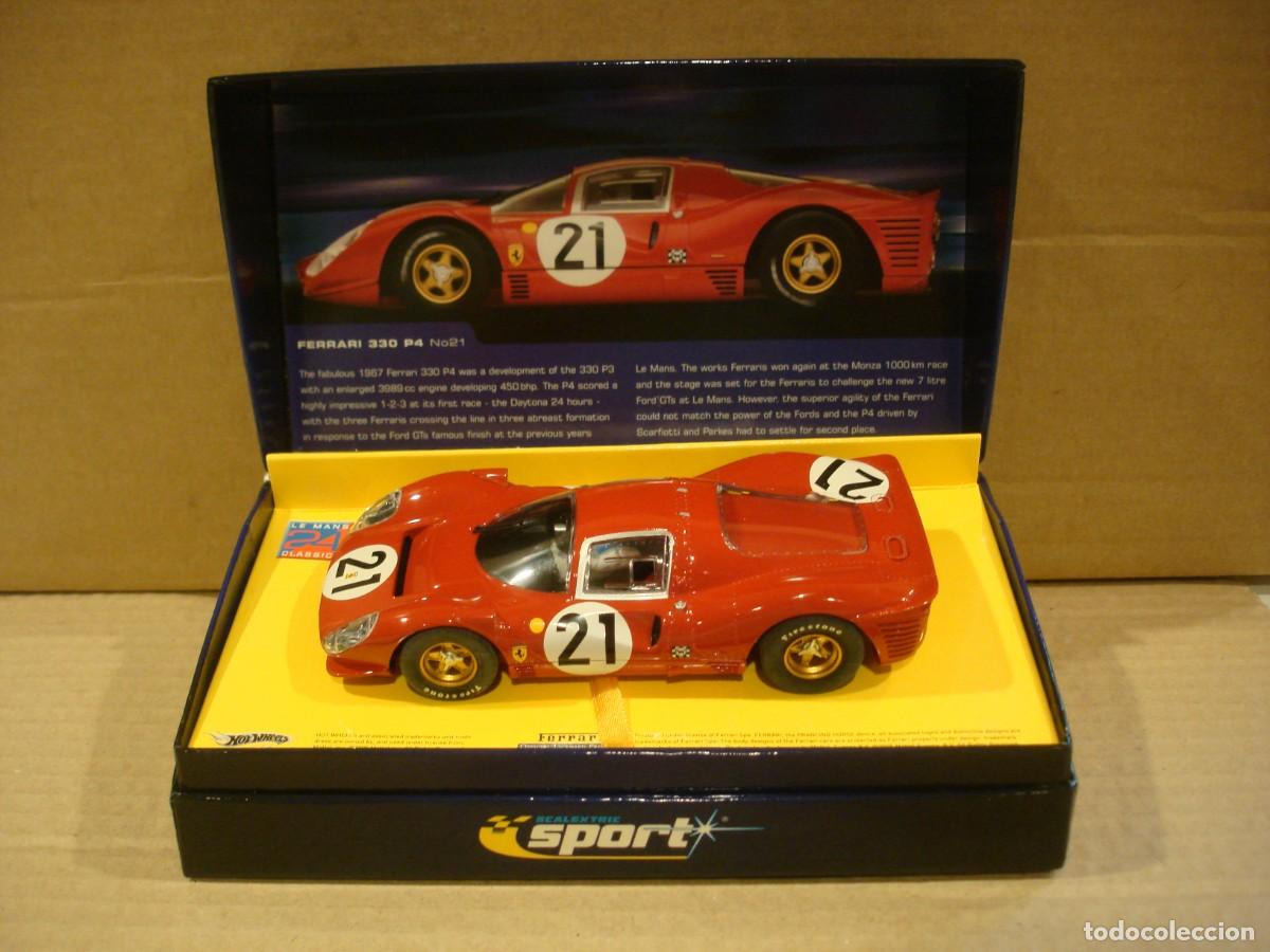 Slot Cars: SCALEXTRIC FERRARI 330 P4 LE MANS 1967 REF C2641A NUEVO CON SU CAJA ORIGINAL
