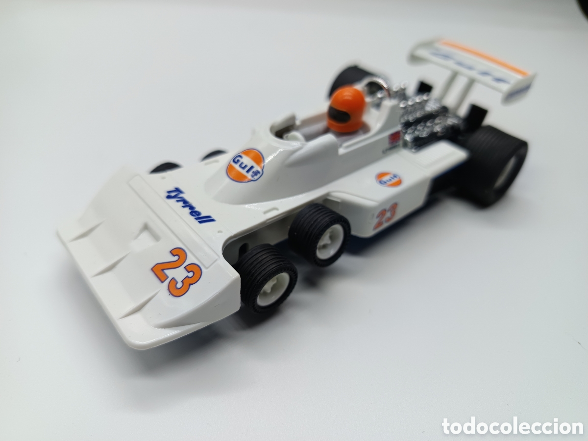 Slot Cars: Scalextric Tyrrell p34 Gulf the slot Affair