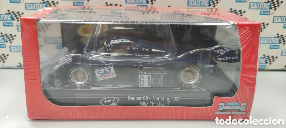 Slot Cars: SAUBER C9 NORISRING 1987 SLOT IT SCALEXTRIC