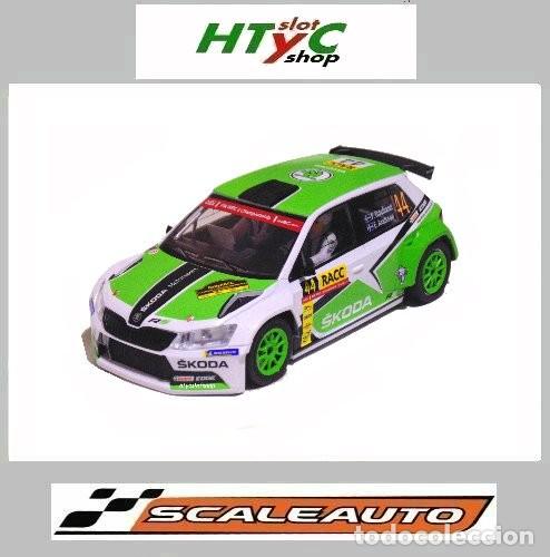 Slot Cars: SCALEAUTO SKODA FABIA R5 #44 RALLY CATALUNYA 2015 TIDEMAND / AXELSSON SC6442R
