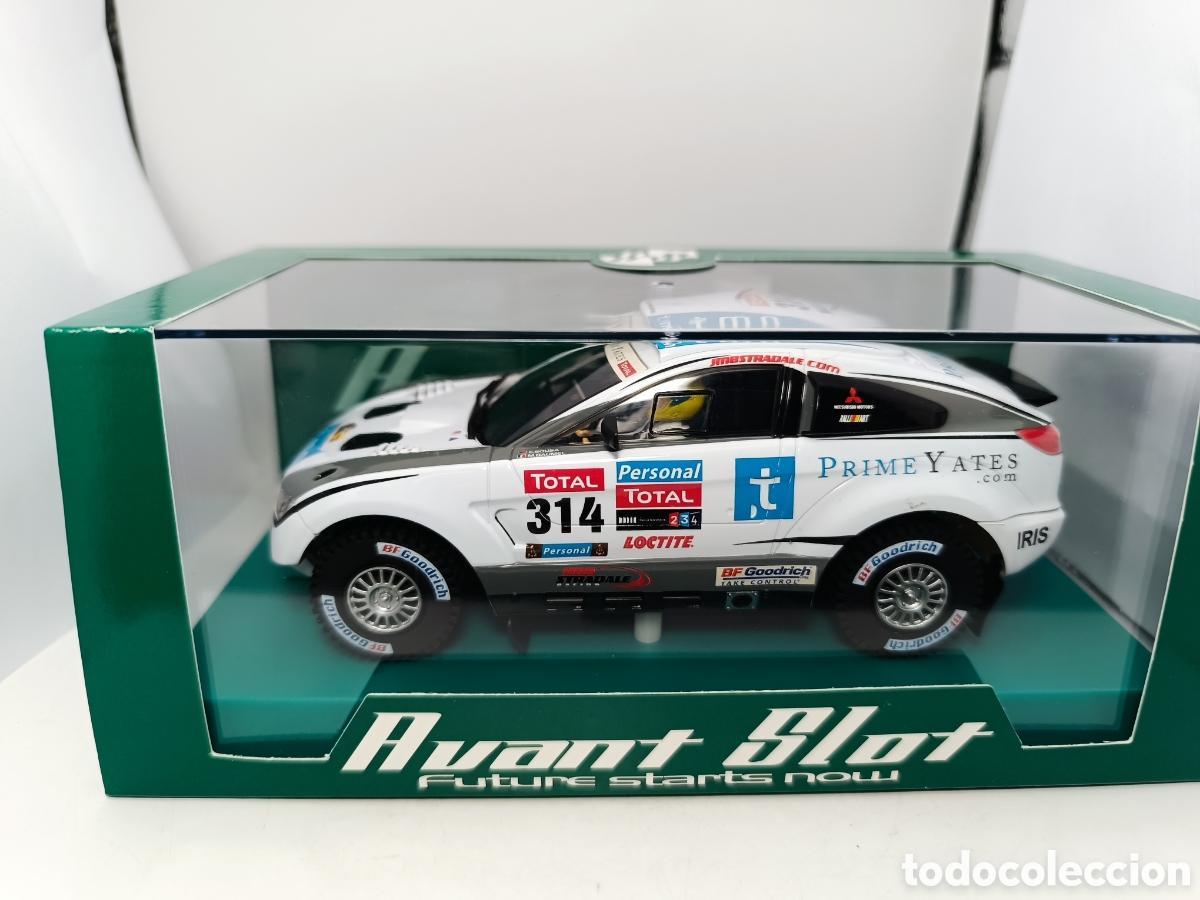 Slot Cars: AVANT SLOT MITSUBISHI LANCER RACING DAKAR 2010 50704