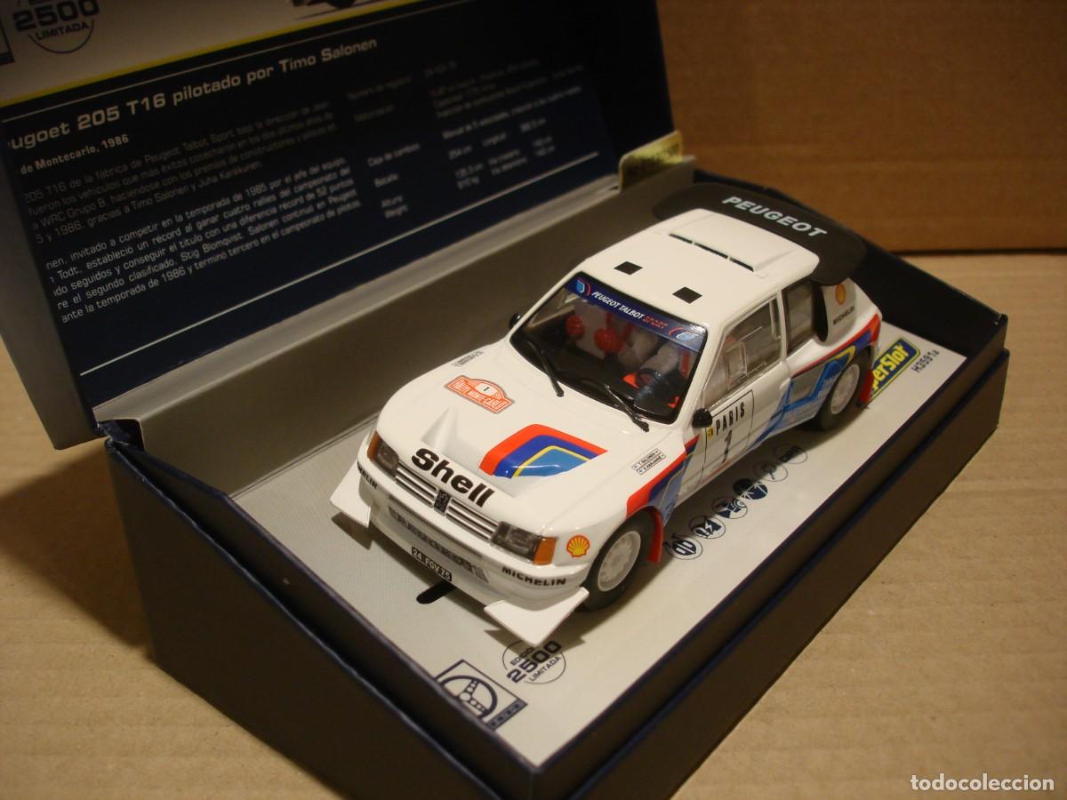 Slot Cars: SCALEXTRIC-SUPERSLOT PEUGEOT 205 T16 REF H3591A NUEVO CON SU CAJA ORIGINAL