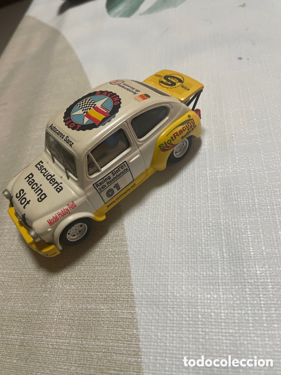 Slot Cars: Fiat Abarth de Reprotec, compatible Scalextric