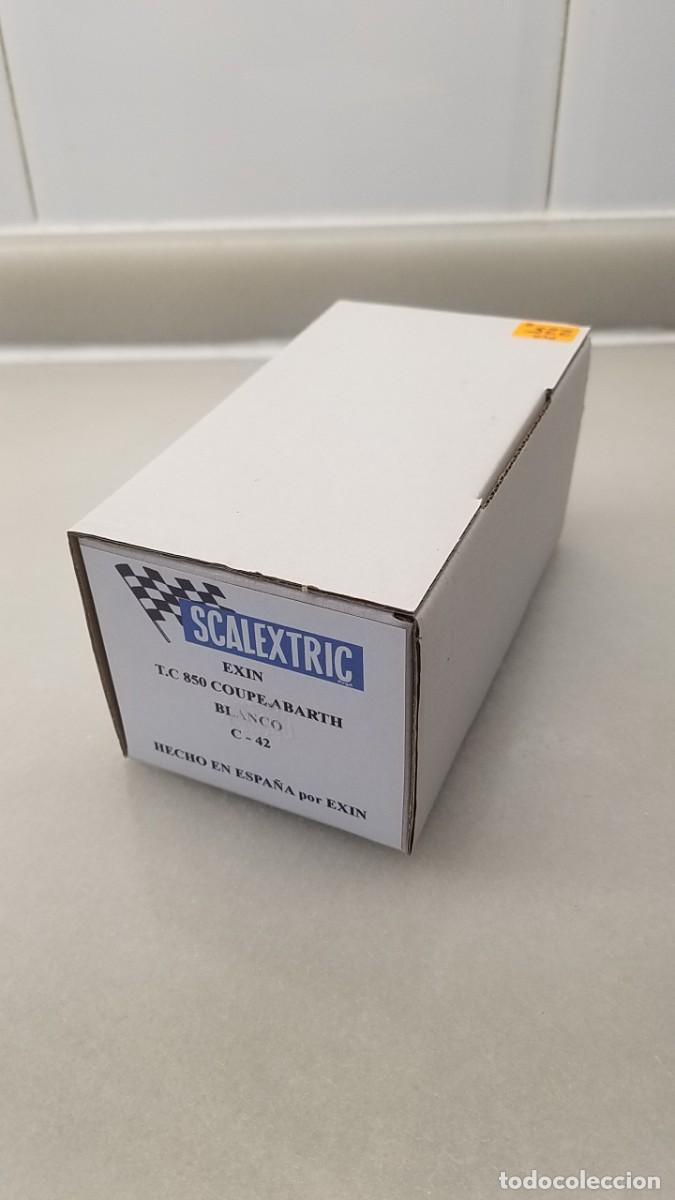 Slot Cars: SLOT SCALEXTRIC CAJA O URNA COCHE SEAT T.C. 850 COUPE ABARTH BLANCO REF. C-42