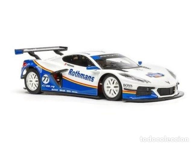 Slot Cars: NSR CHEVROLET CORVETTE C8.R #77 ROTHMANS LIBERY BLUE 0577SW