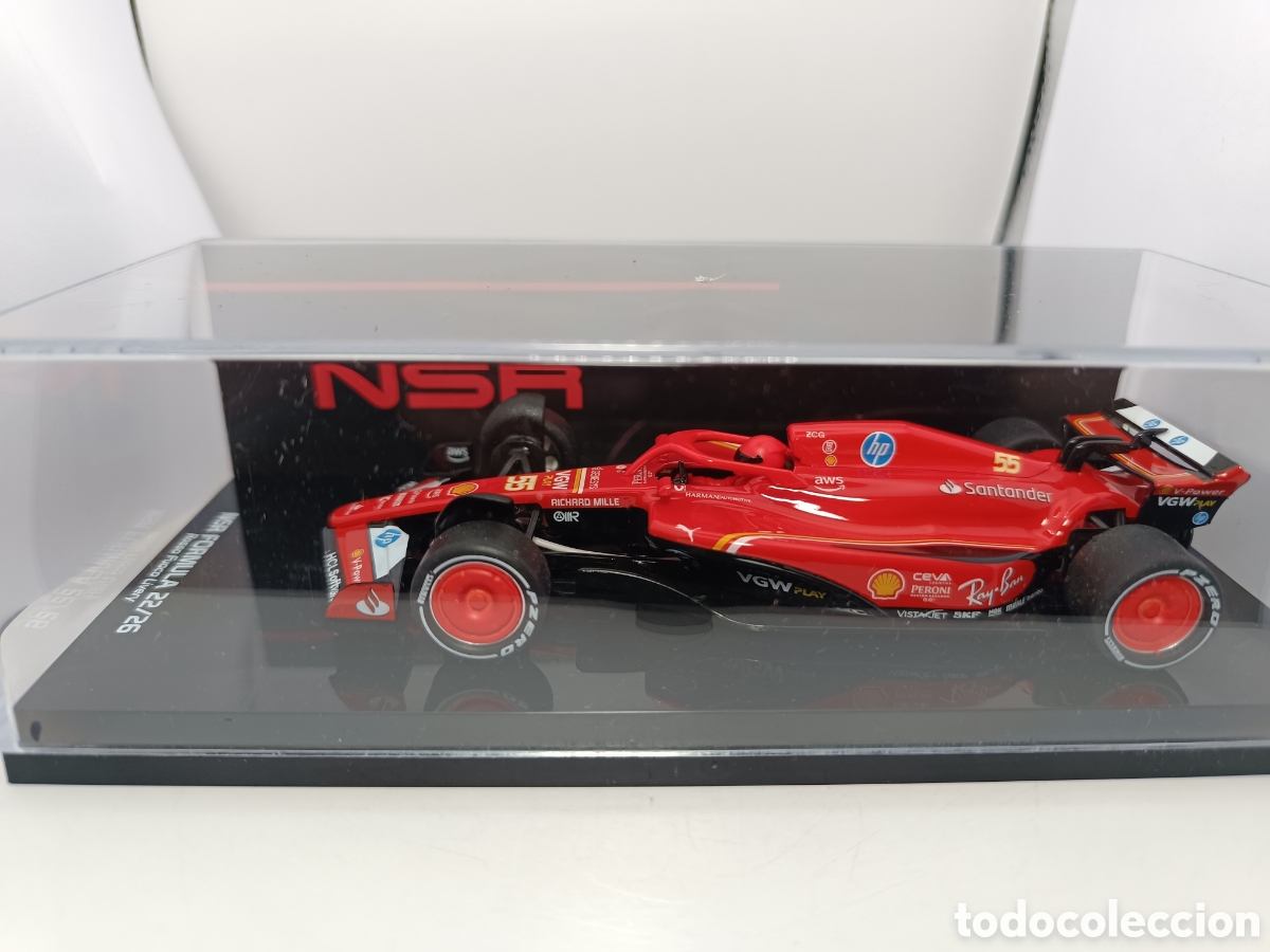 Slot Cars: NSR FERRARI F1 ROSSO FUOCO LIVERY CARLOS SAINZ 0564IL