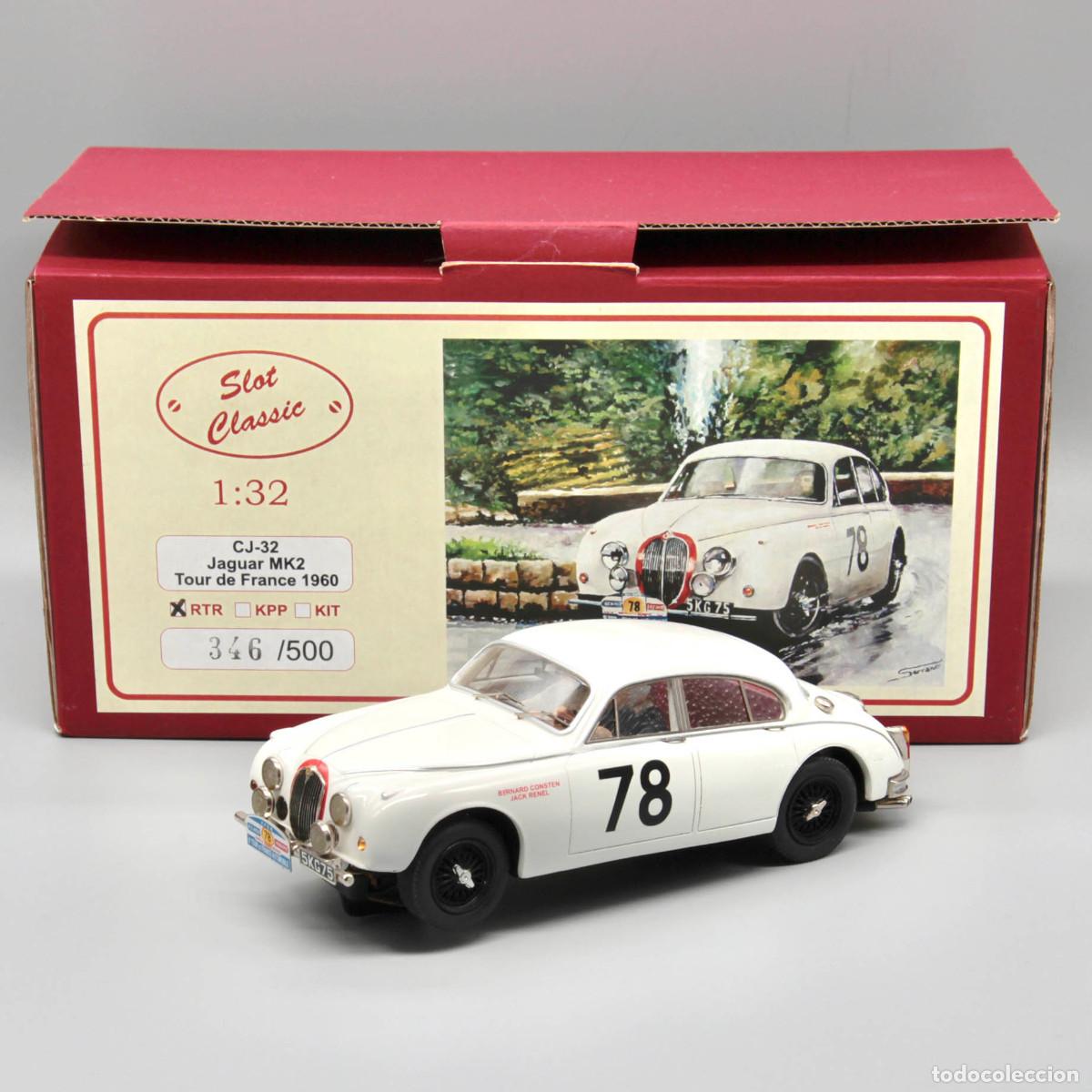 Slot Cars: Jaguar MK2 Tour de France 1960 (Slot Classic CJ-32 RTR)