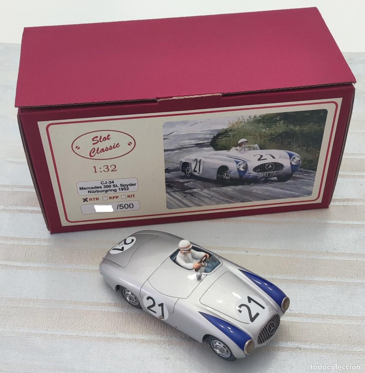 Slot Cars: Slot Classic CJ-34 MERCEDES 300 N&uuml;rburgring n&ordm; 21