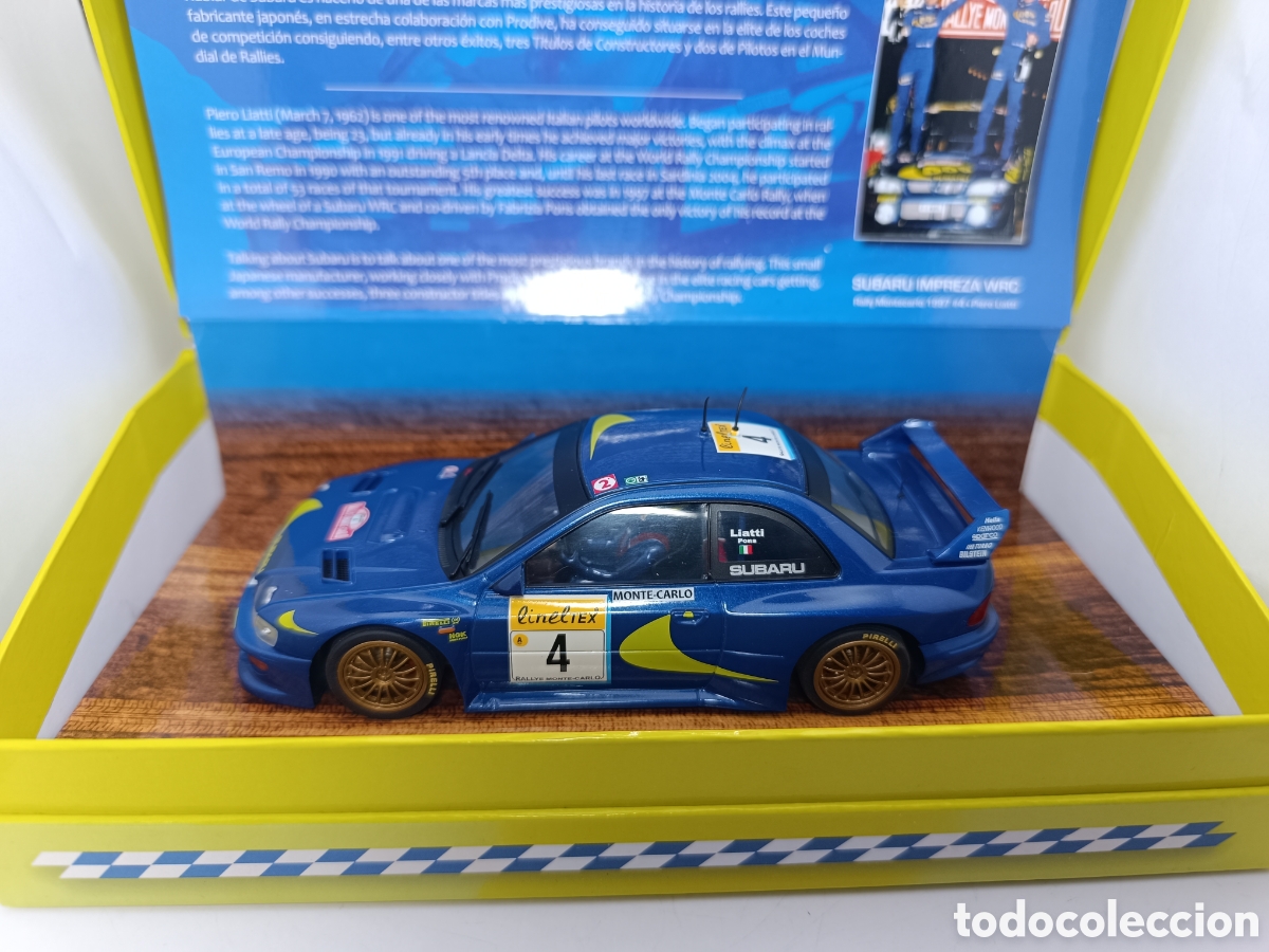 Slot Cars: MSC SUBARU IMPREZA WRC LIATTI MONTECARLO WINNER 97 MSC-6011