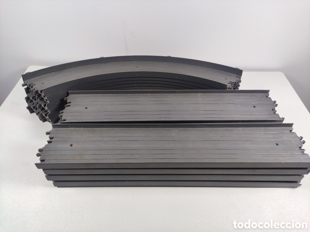 Slot Cars: Lote pistas circuito + tramo de conexi&oacute;n TCR usadas