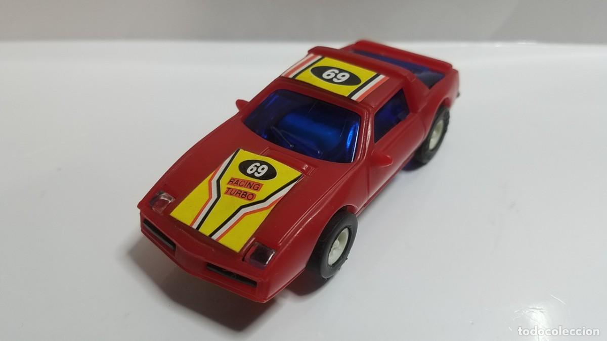 Slot Cars: SLOT SCALEXTRIC RACING TURBO FERRARI ROJO ESCALA 1:43 TIPO COMPACT O CARRERA GO