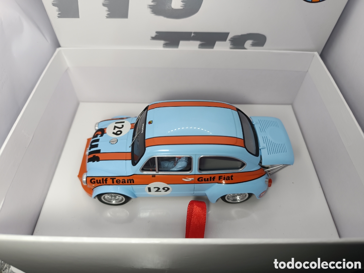 Slot Cars: TTS 1/24 FIAT ABARTH GULF TTS 011