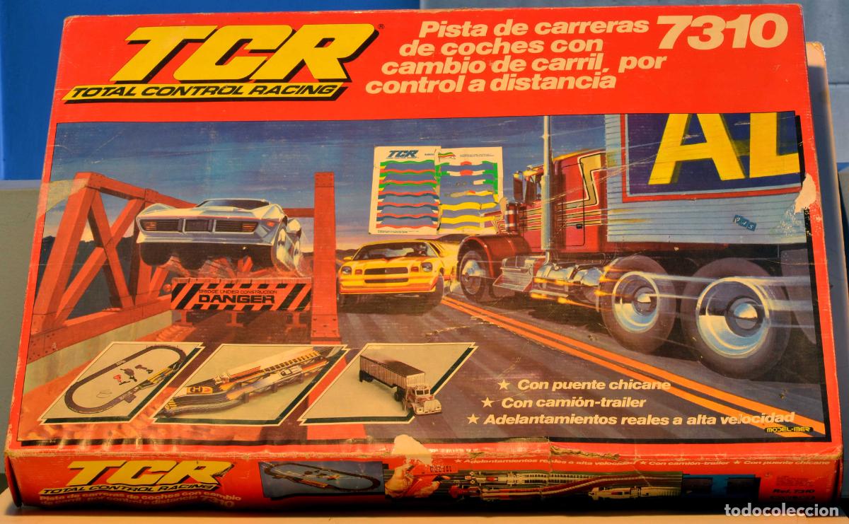 Slot Cars: PISTA TCR 7310 - 1980 - CON CAJA - LE FALTA UN COCHE, RESTO COMPLETA