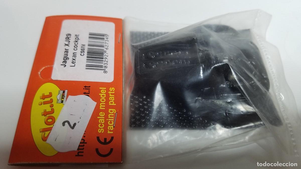 Slot Cars: SLOT SCALEXTRIC SLOT.IT BLISTER BANDEJA PILOTO COCKPIT DE LEXAN JAGUAR XJR9 REF. CS07IL