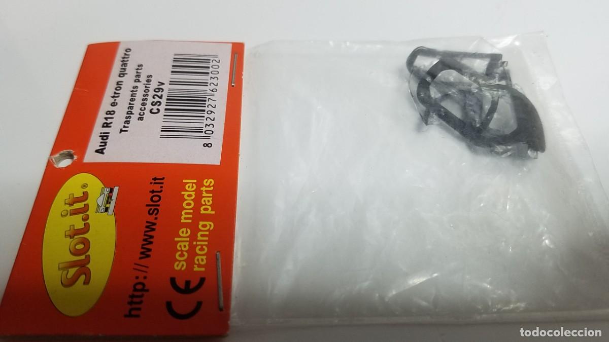 Slot Cars: SLOT SCALEXTRIC SLOT.IT BLISTER PARTES O ACCESORIOS TRANSPARENTES AUDI R18 E-TRON QUATTRO REF. CS29V