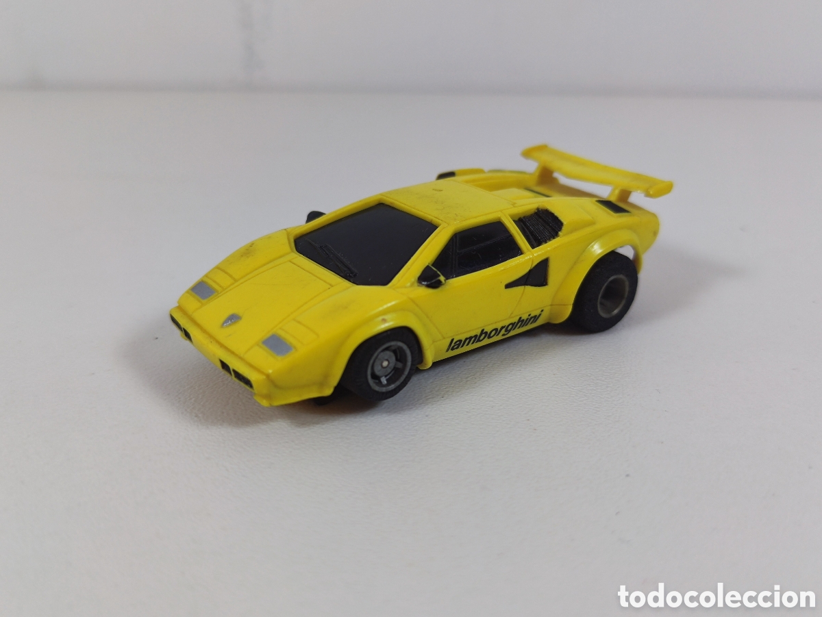 Slot Cars: Lamborghini Countach coche de slot Aurora AFX TCR Tyco