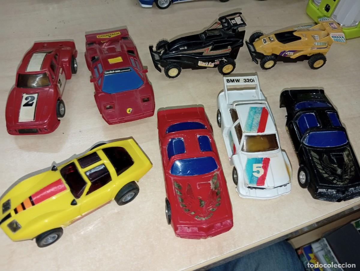 Slot Cars: Lote de 8 coches para pistas de slot o Scalextric a escala 1/43 antiguos y con defectos.
