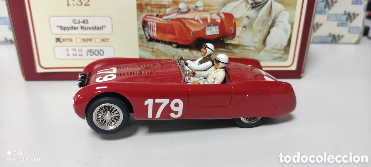 Slot Cars: SYPDER NUVOLARI CJ-43 RTR SLOT CLASSIC SCALEXTRIC