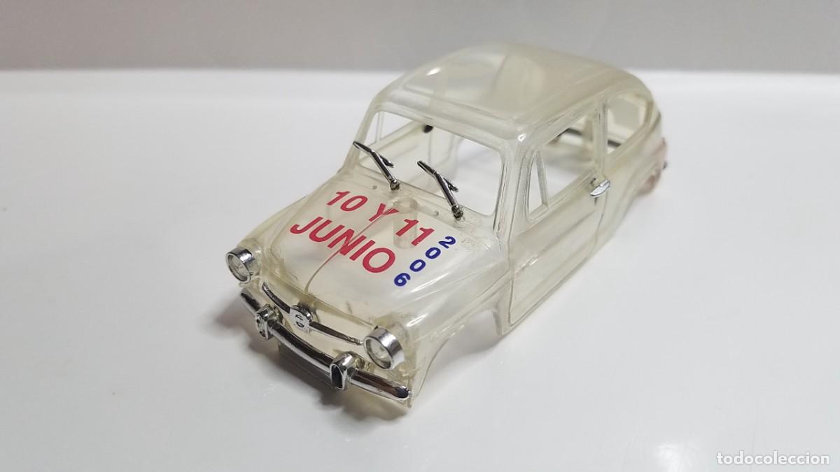 Slot Cars: SLOT SCALEXTRIC REPROTEC CARROCER&Iacute;A COMPLETA SEAT 600E TRANSPARENTE FOROSLOT