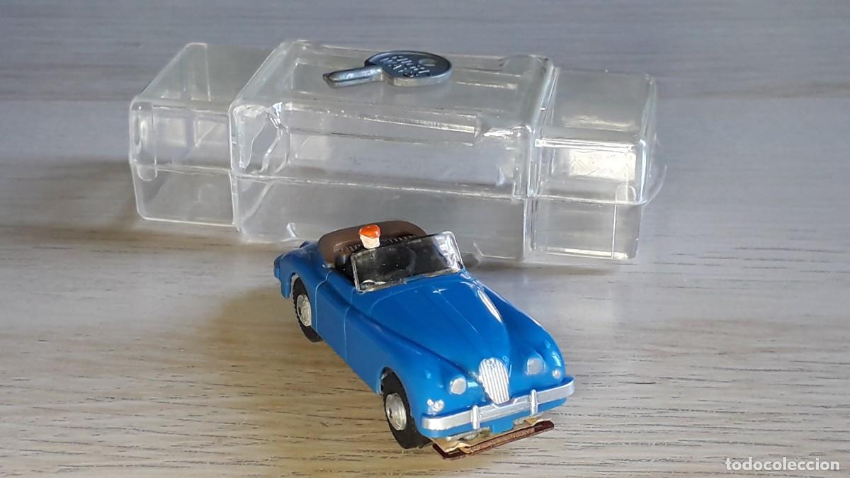 Slot Cars: Jaguar XK # 3101 Slot Car H0, 6 cms, Playcraft Highways tipo Aurora Faller...GT Britain, a&ntilde;os 60.