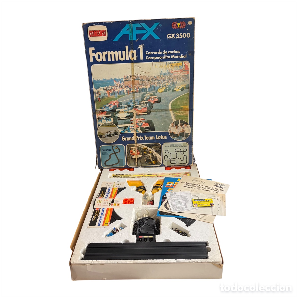 Slot Cars: Circuito Formula 1 Comansi AFX GX3500 Grand Prix Team Lotus