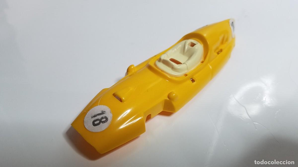 Slot Cars: SLOT SCALEXTRIC REPROTEC CARROCER&Iacute;A AMARILLA COOPER REF. C-58