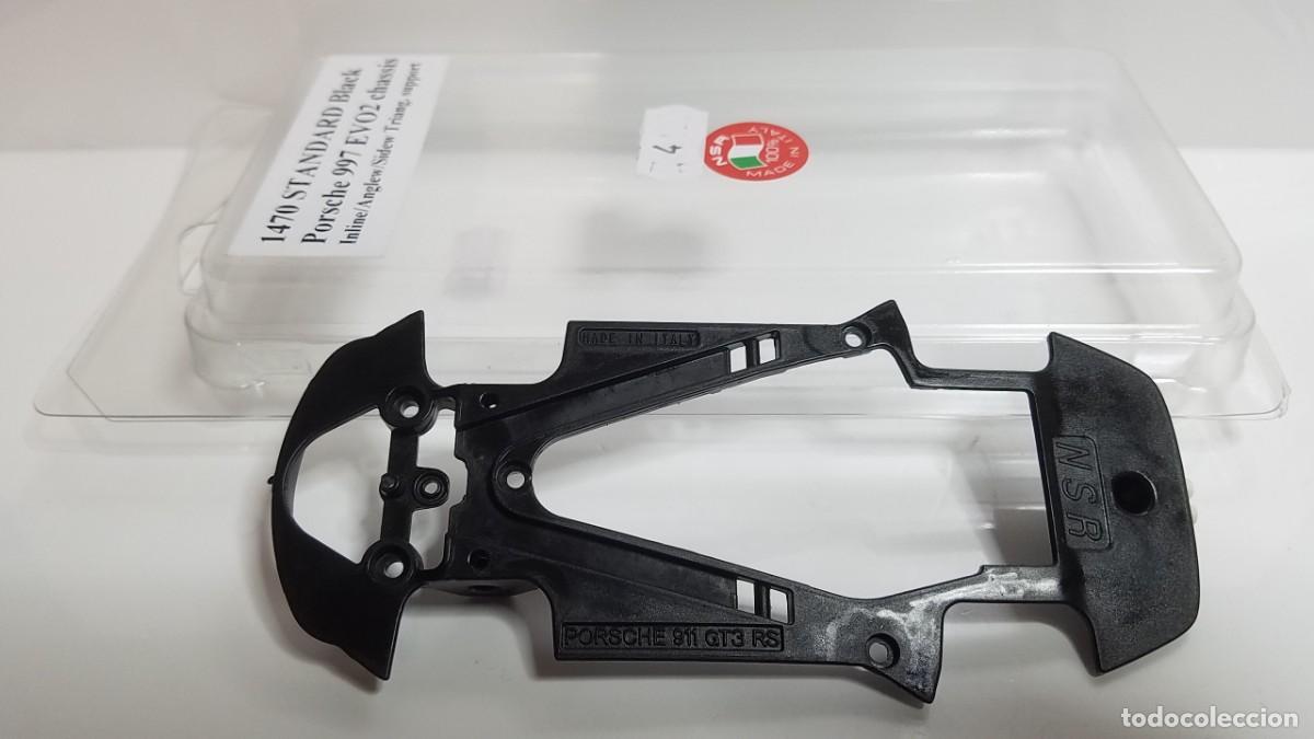 Slot Cars: SLOT SCALEXTRIC NSR BLISTER CHASIS PORSCHE 997 EVO2 REF. 1470