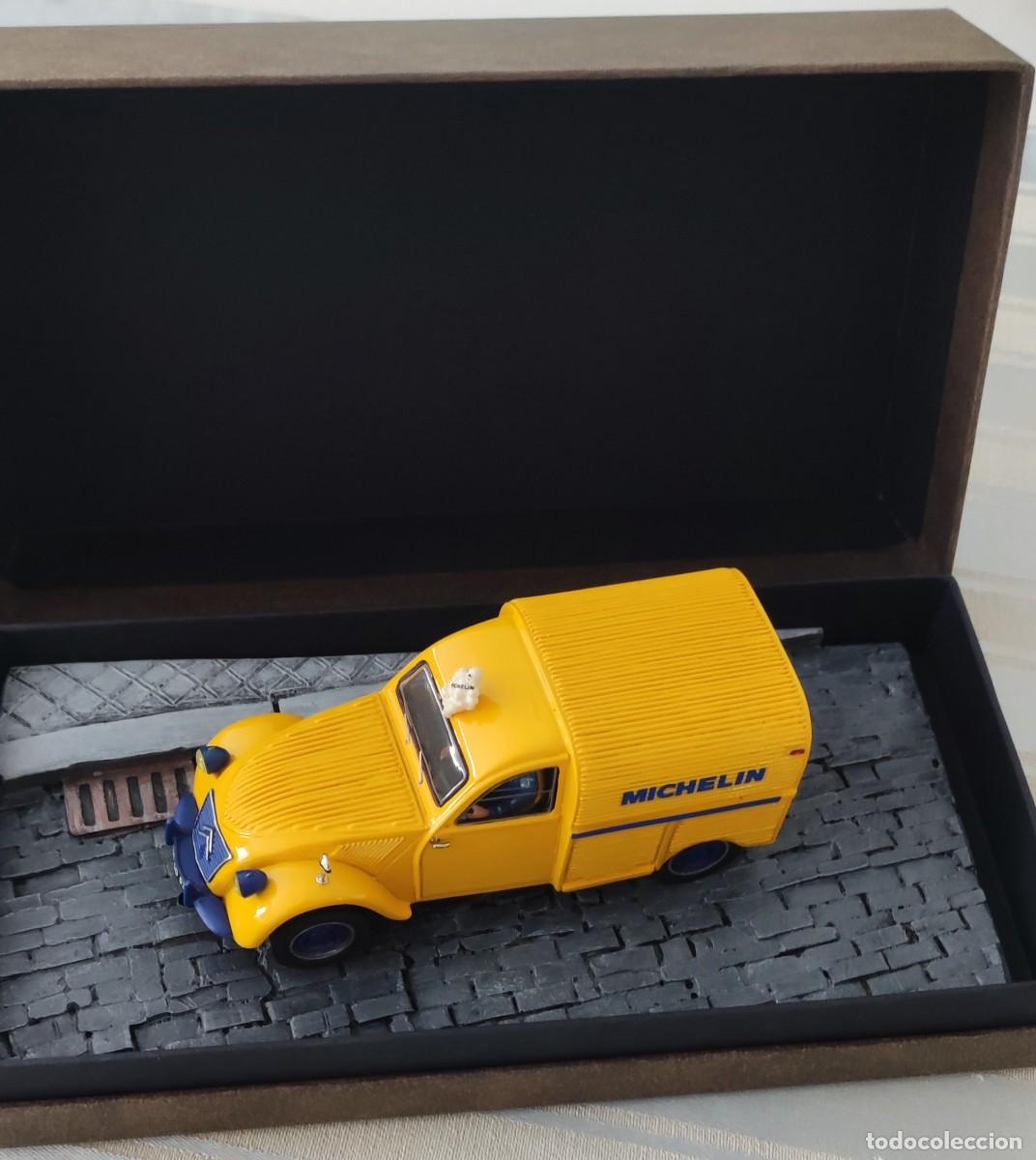 Slot Cars: Interslot Citro&euml;n 2CV Furgoneta Michelin en resina
