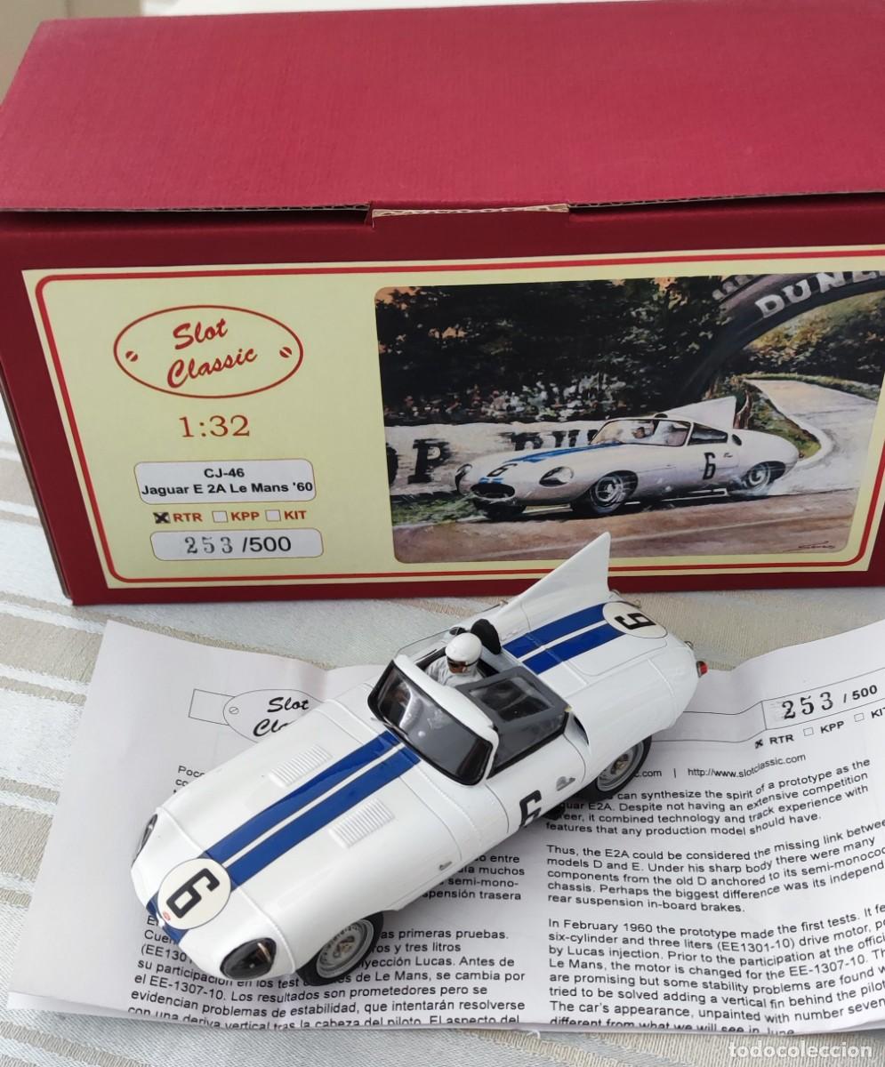 Slot Cars: Slot Classic JAGUAR E2A Le Mans '60 no 6