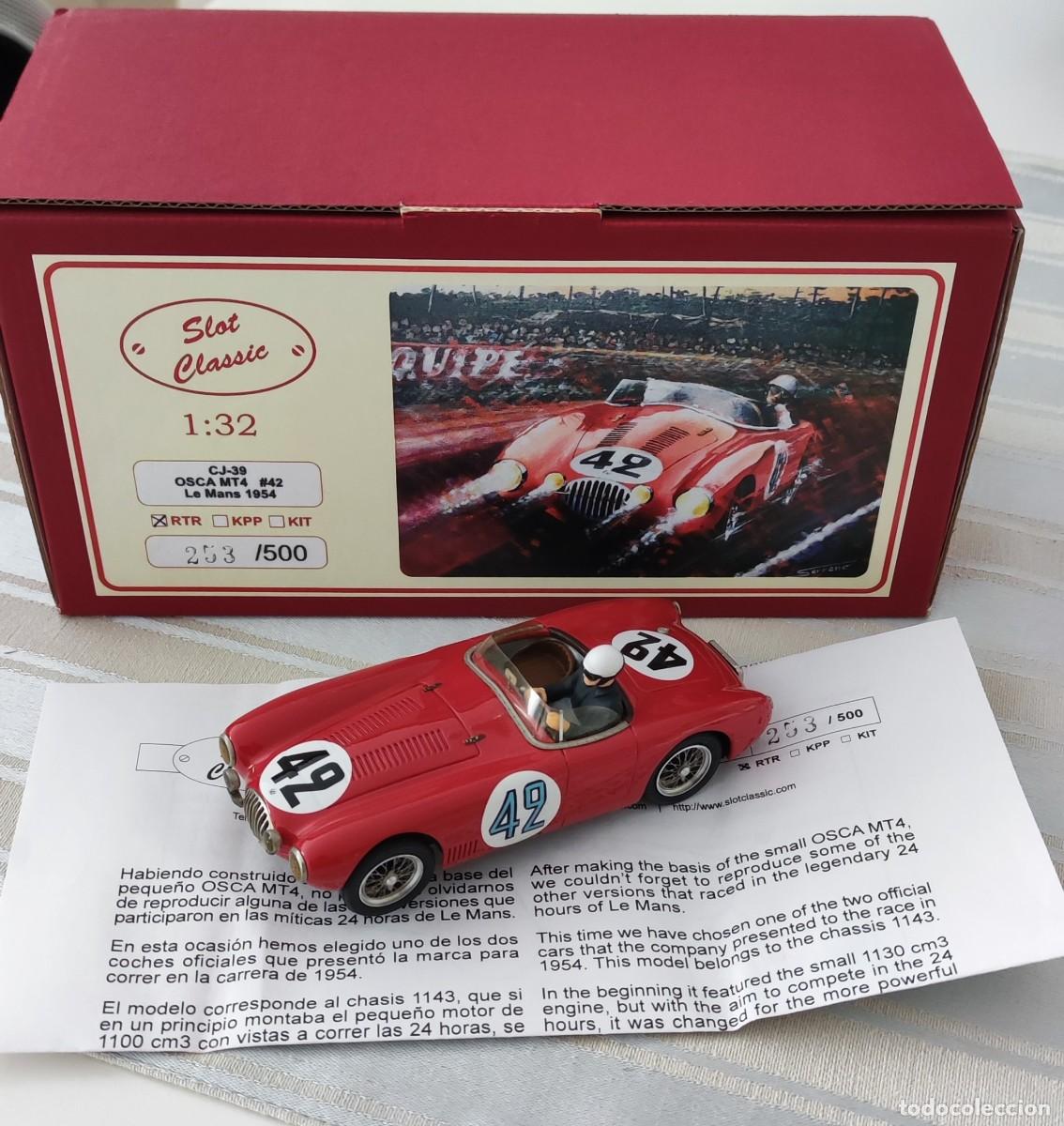 Slot Cars: Slot Classic OSCA MT4 no 42 Le Mans 1954