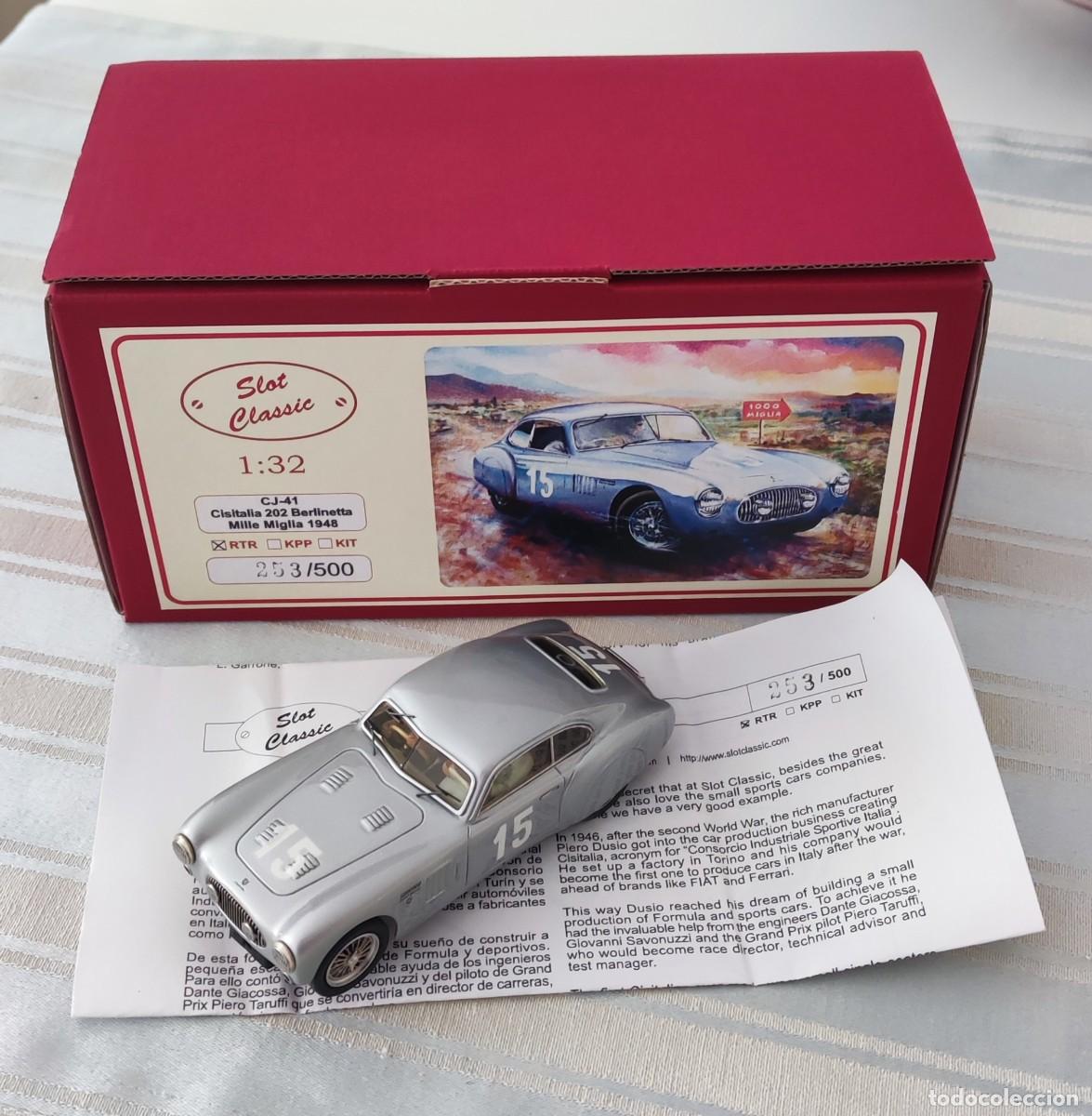 Slot Cars: Slot Classic CISITALIA 202 no 15 MM 1948