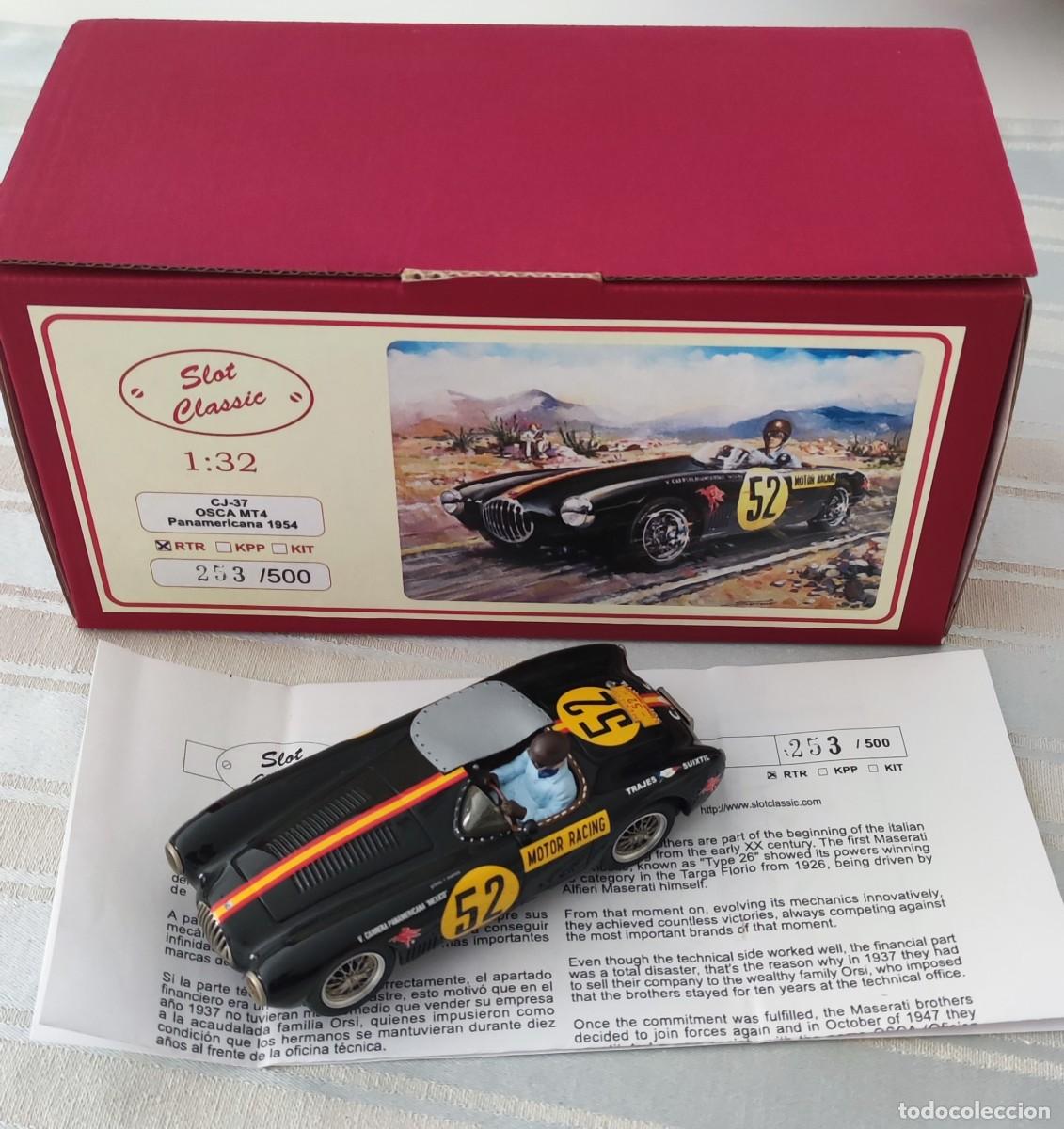 Slot Cars: Slot Classic OSCA MT4 Panamericana n&ordm; 52